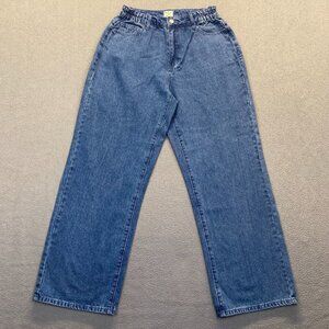 Shiny by Nature Pants High Rise Women's Size XS Peach Cotton Stretch,Zip,EW